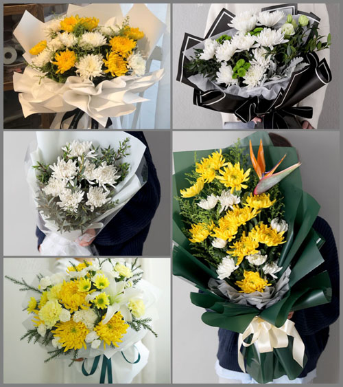 广东江门市鹤山市址山镇禾南村白事花束代送